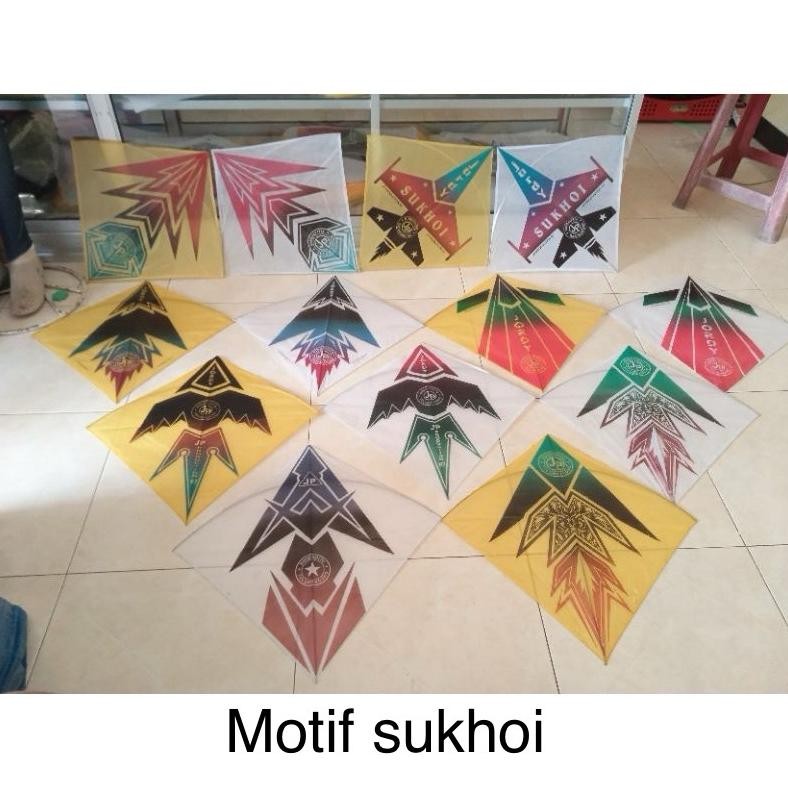 ew-45 Sale layangan kertas isi 5 pcs polos sukhoi Sale Termurah