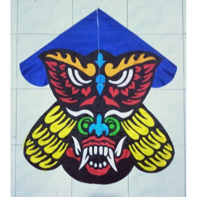 Hrn-813 Terlaris Layangan Hias Bali Celepuk Leak / Layang Layang Bali Viral