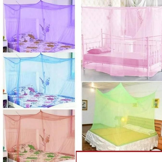 Kelambu nyamuk kelambu kotak Lipat kelambu ukuran jumbo terbaru