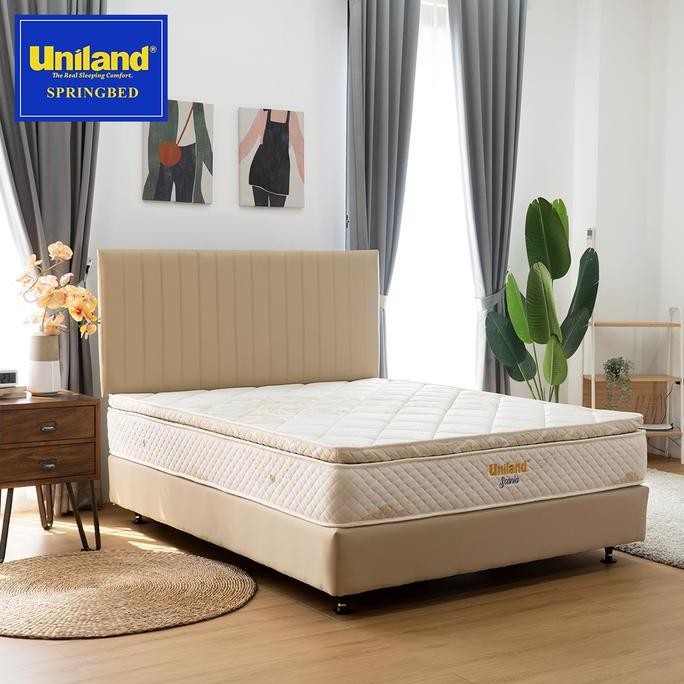 Uniland Springbed Scania Pillowtop - Kasur Spring Bed Full Set