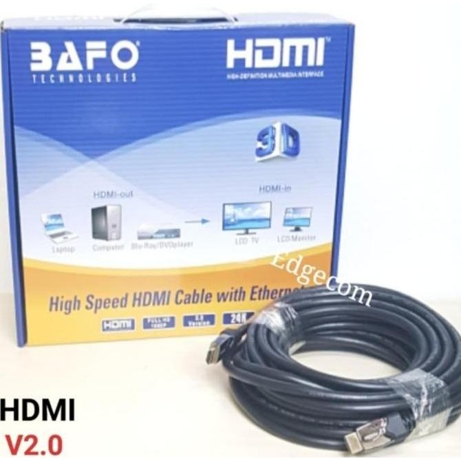 TERMURAH - Cabel HDMI Bafo 5m / Kabel HDMI BAFO 5 Meter