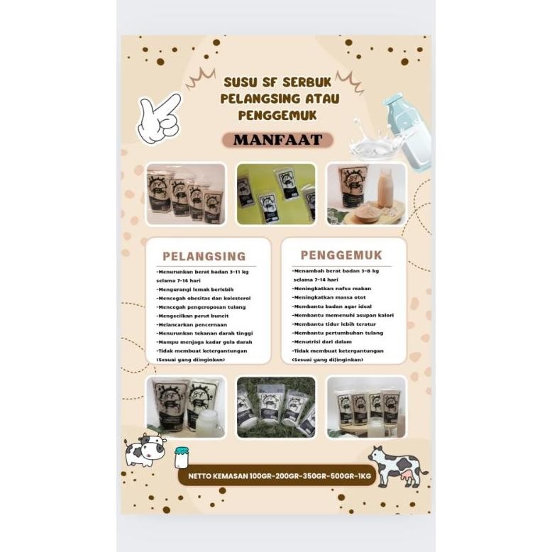 Susu Serbuk Sf Pelangsing 500Gr