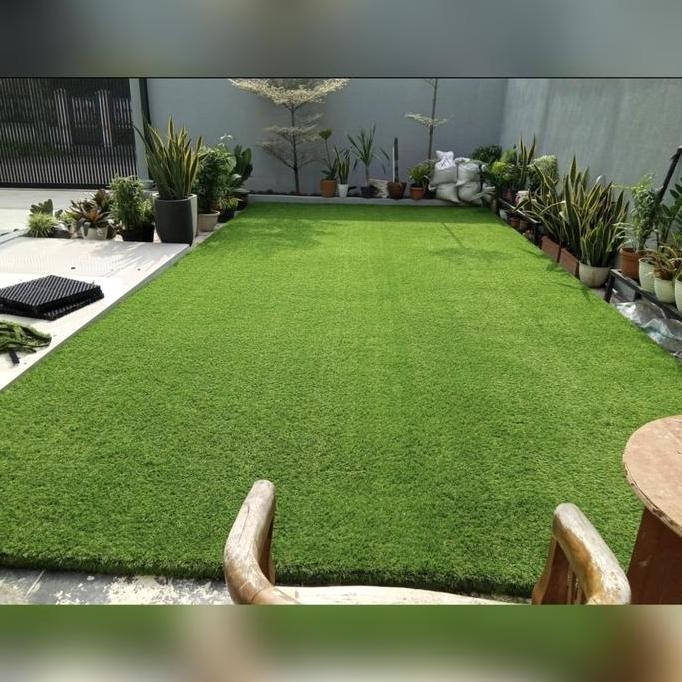 karpet rumput swiss 2 cm rumput sintetis meter rumput sintetic meter