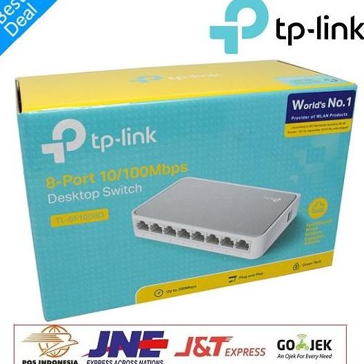 TERBARU - Switch HUB TP-LINK 8 PORT TL-SF1008D 10 /100 Mbps