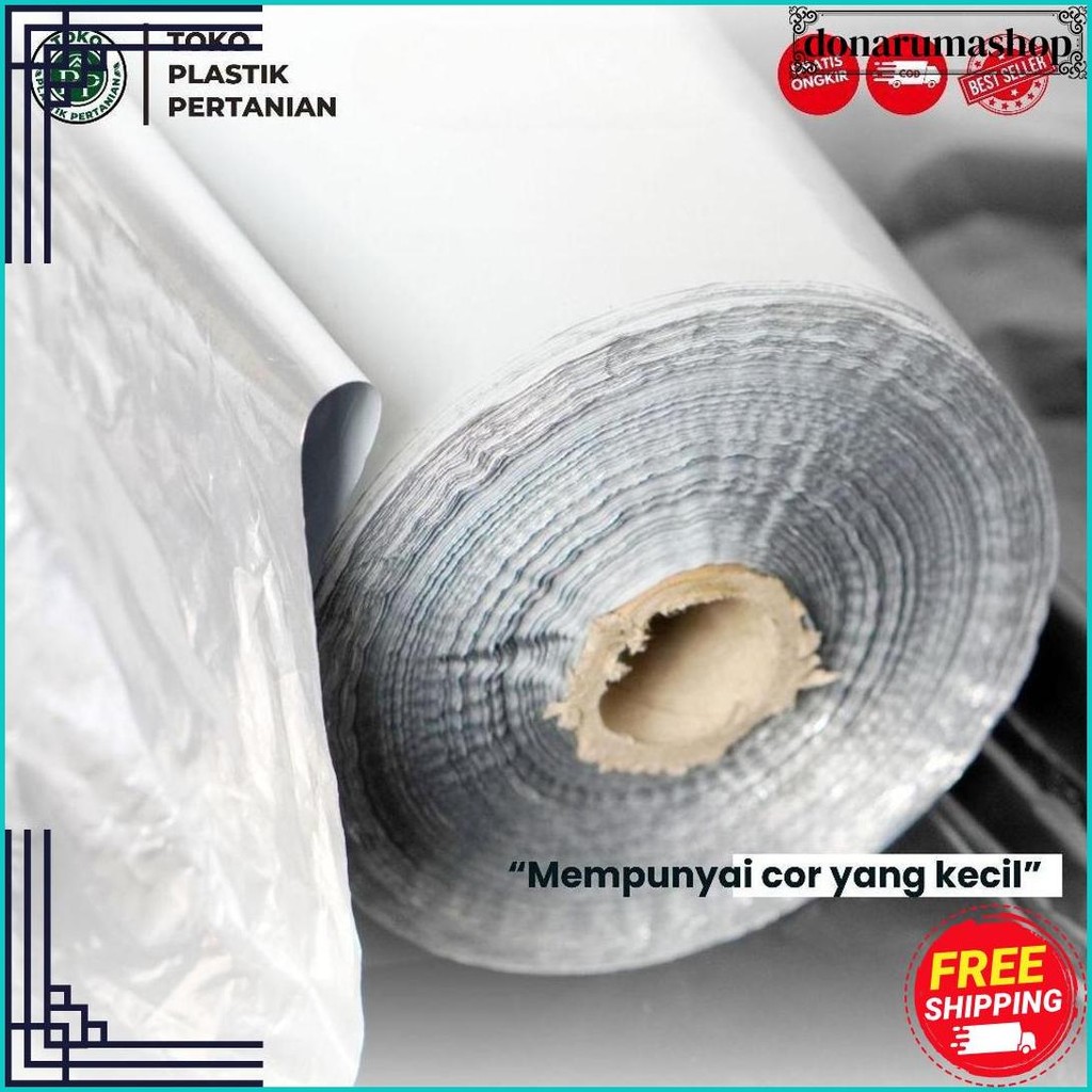 Plastik Mulsa Perak 1 Roll 8 Kg Mulsa Grenjeng Lebar 90 Cm Original Produk