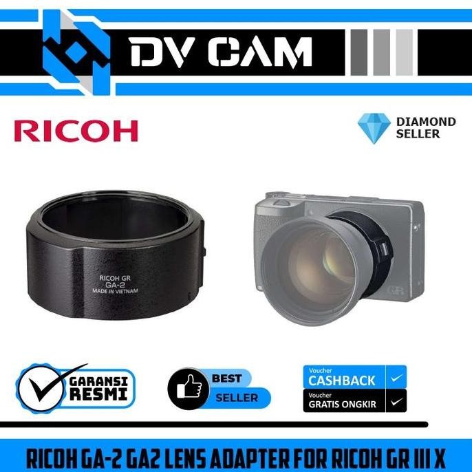 HARGA DISC - Ricoh GA-2 GA2 Lens Adapter For Ricoh GR III X