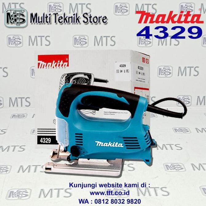 MAKITA 4329 MESIN ORBITAL JIGSAW GERGAJI TRIPLEK POTONG KAYU