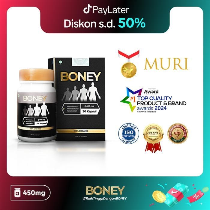 

AP Boney - Kapsul Kesehatan Herbal Kalsium | Produk Herbal | Mengandung Daun Kelor