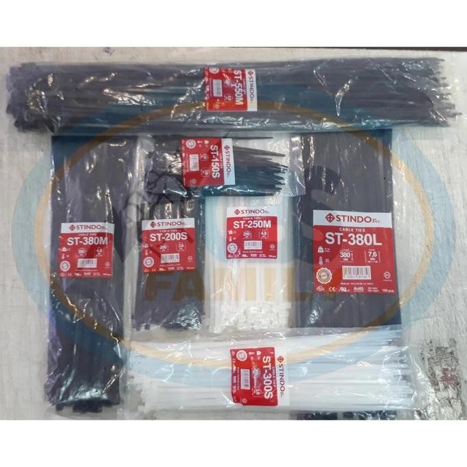 

HARGA DISC - STINDO Kabel Ties 55cm ST550L / Insulok Panjang 55cm Tebal 7,6mm