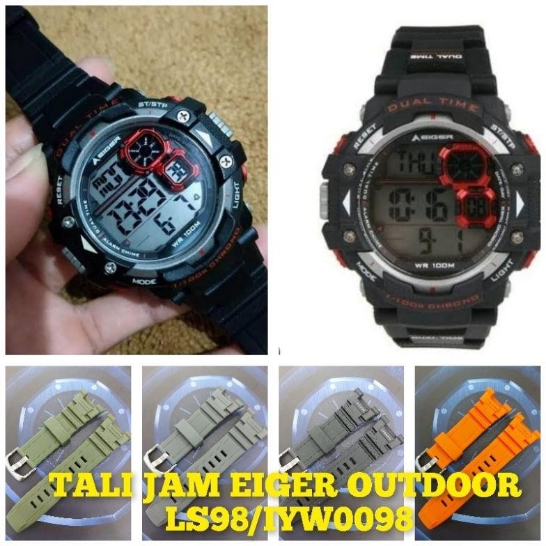 Tali Jam Tangan Karet Eiger Ls98/Iyw0098 Stainless Steel
