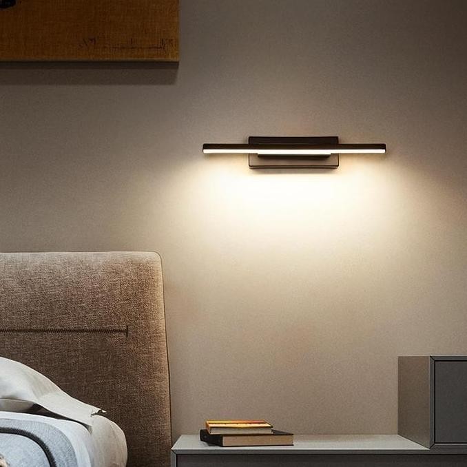 3 Warna Lampu Dinding Led Minimalis Modern - Lampu Dinding Kamar Tidur - Desain Dapat Diputar - 7 Wa