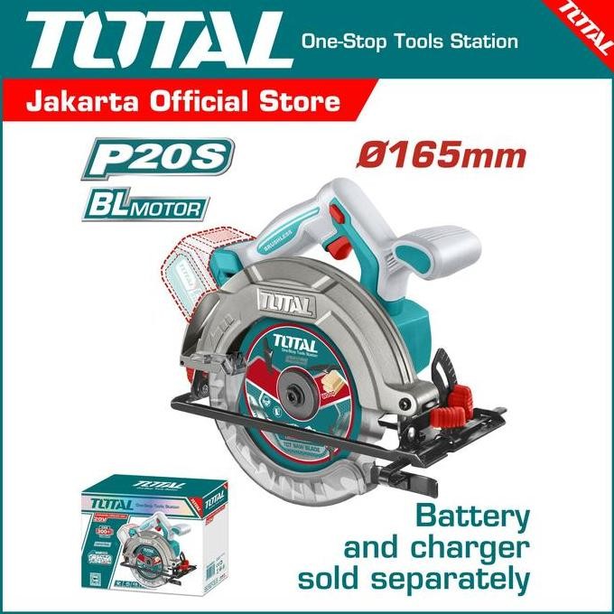 TOTAL Cordless Circular Saw TSLI1652