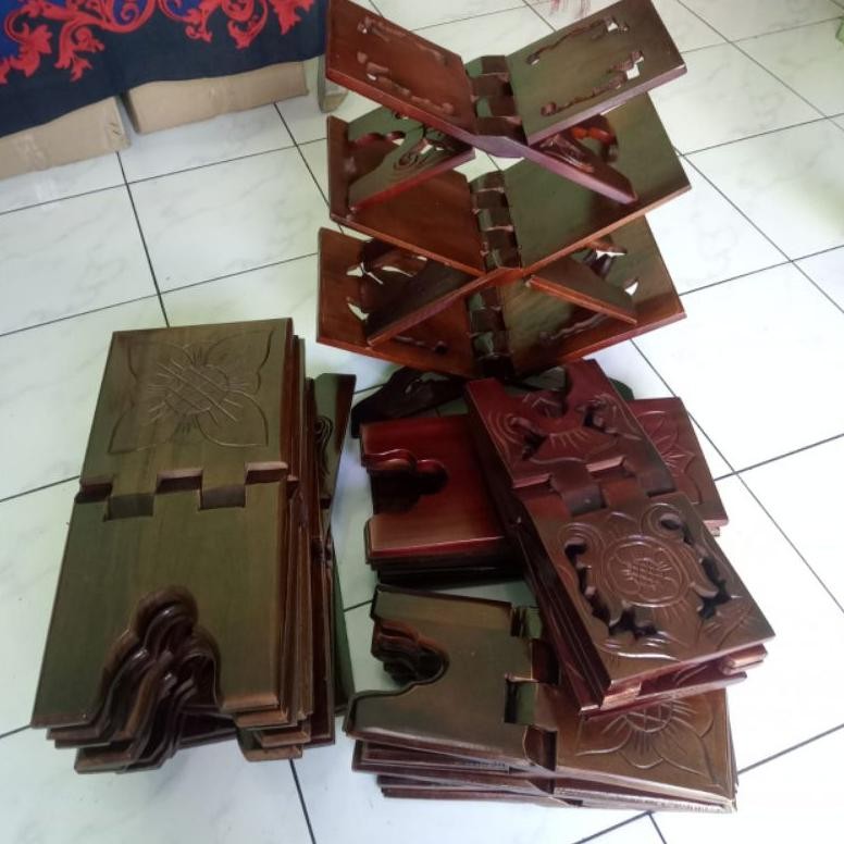 Rehal Al Quran Besar Rekhal Al Quran - Rekal Besar Al Qur'an Ukir Promo