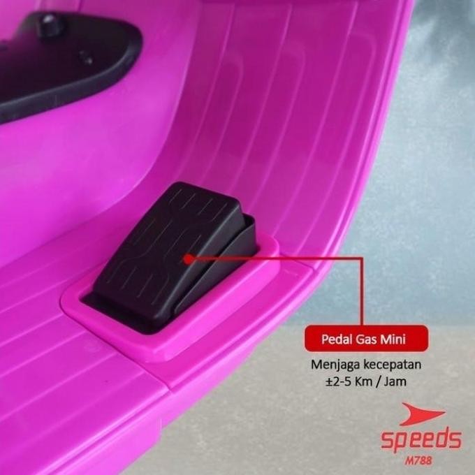 Mainan Anak Perempuan laki Motor Listrik AKI VESPA MINI PIAGGIO M788