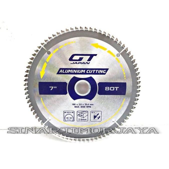 MATA CIRCULAR ALUMUNIUM 7 INCH X 80 T / CIRCULAR SAW BLADE ALUMUNIUM