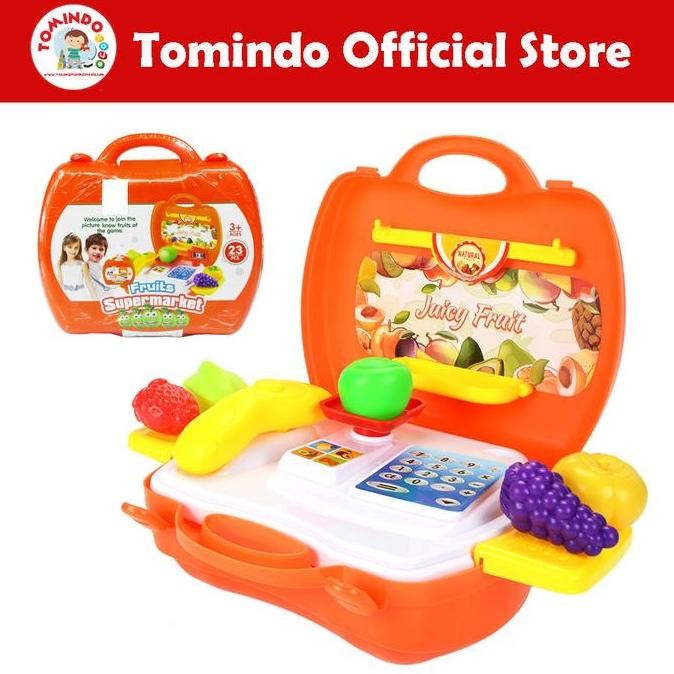 Tomindo Mainan Anak Supermarket maenan anak laki perempuan kasir baru