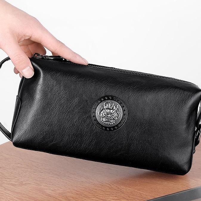 Tas Tangan Clutch Dompet Pria Elegan Dompet Tangan Mewah Cowok Ruang Uang Besar Dompet Clutch Kekini