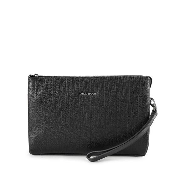 Obermain Clutch Pria Mekhi Clutch Rfid L Bla Obc977Bk