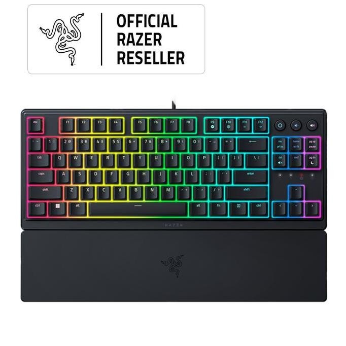 INSTAN RAZER ORNATA V3 TENKEYLESS - LOW-PROFILE RGB TENKEYLESS MECHA-MEMBRANE LARIS