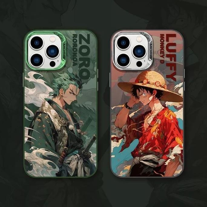 Case Casing Cowok One Piece Luffy Zoro Iphone 14 13 12 11 Pro Max