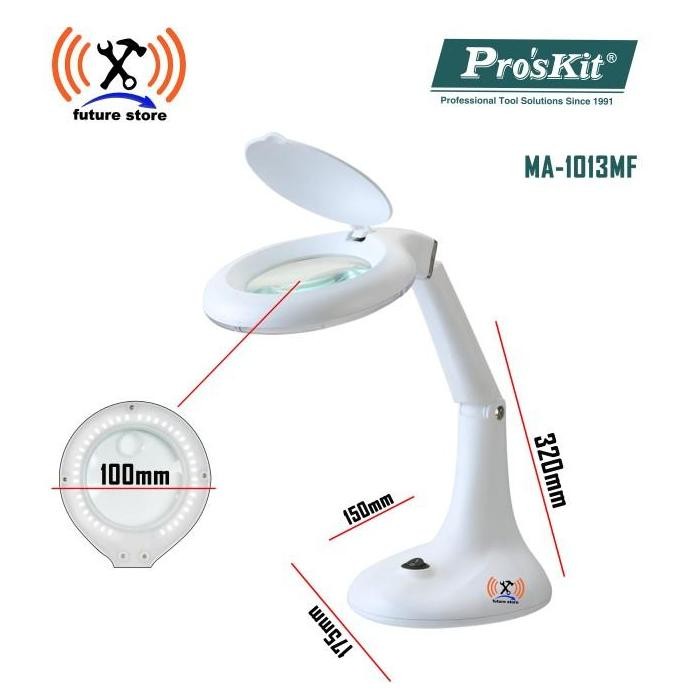 

Pro'Skit Ma-1013Mf Kaca Pembesar + Lampu Desk Type Original