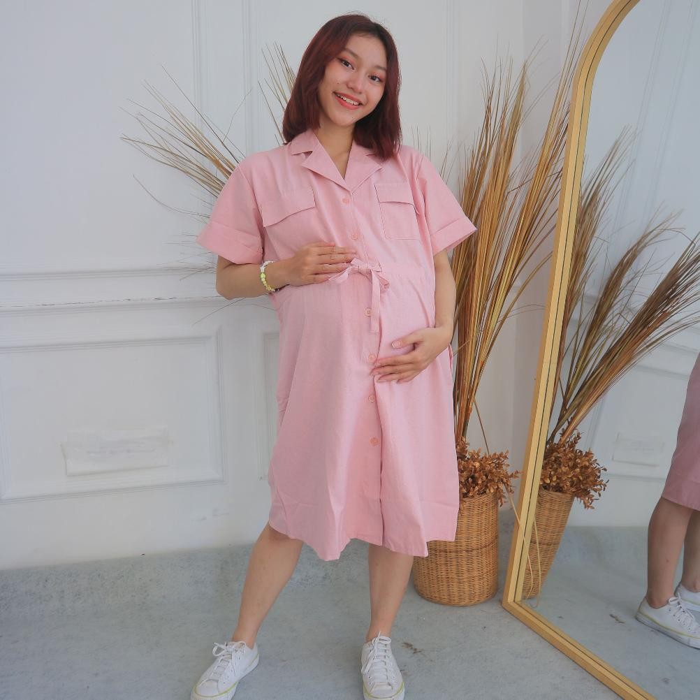 Terlaris | Terbaru | Best Seller | Termurah Mamahamil Baju Hamil Menyusui Modern Kekinian Dress Kant