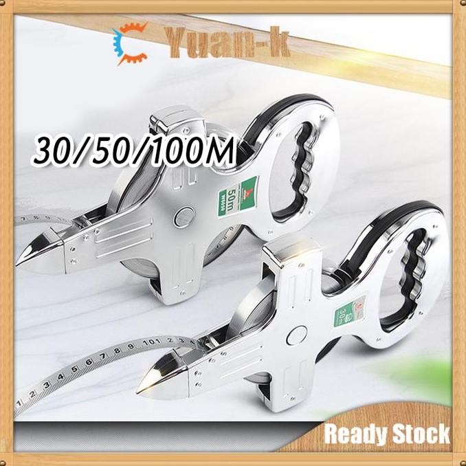 METERAN TANCAP/METERAN ROLL 100 50 30 METER STAINLESS STEEL ORIGINAL DAN TERPERCAYA