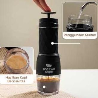 Hand Press Mini Espresso Coffee Maker 3 in 1 20 Bar 120ml - HS-8439