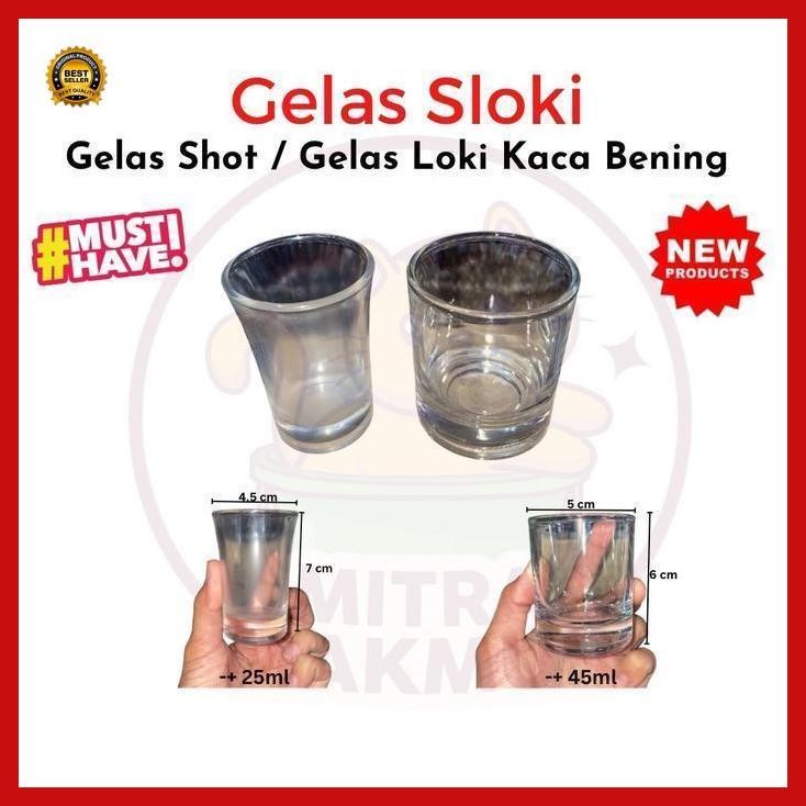 Mitra - Gelas Sloki One Shot Gelas Loki Gas