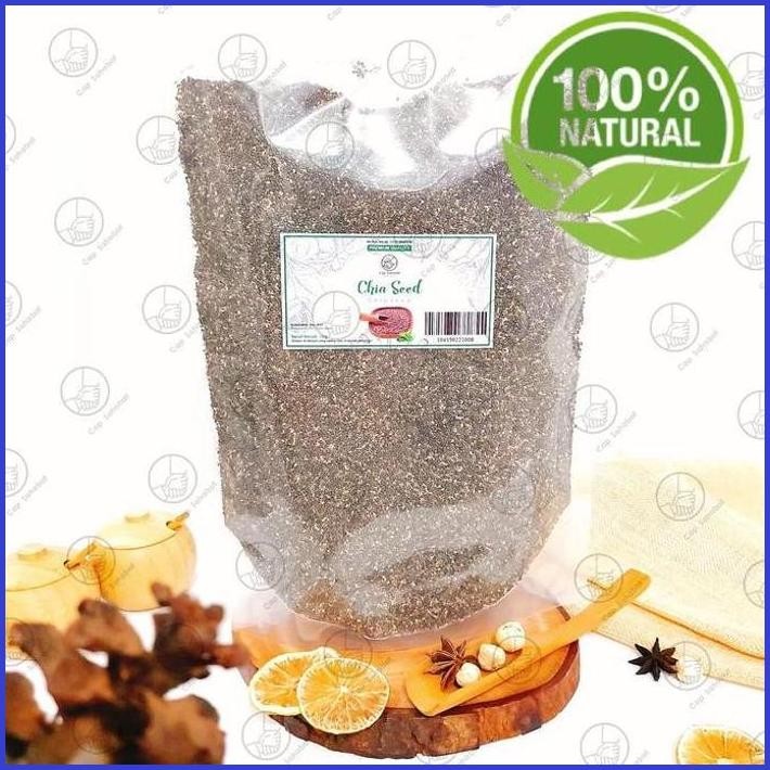 

1KG BLACK CHIA SEED ORGANIK 100% PREMIUM QUALITY