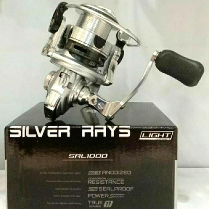 BEBAS ONGKIR - REEL TRIDENTECH SILVER RAYS LIGHT NEW SERIES - 1000 POWER HANDLE
