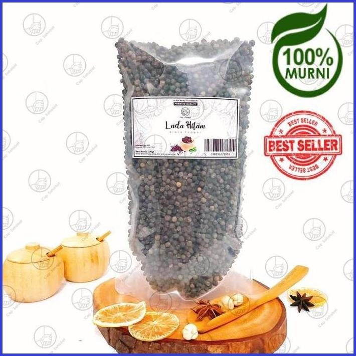 

500GR BIJI LADA HITAM UTUH / WHOLE BLACK PEPPER / REMPAH / JSR 100%