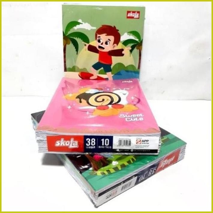 

BUKU TULIS SKOLA BY SIDU 38 LEMBAR 1 PAK ISI 10PCS