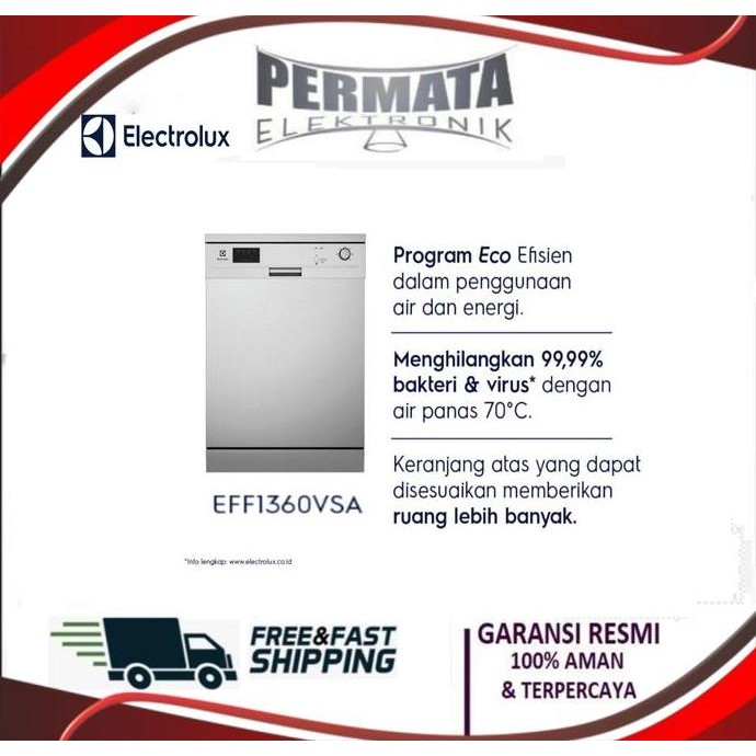Electrolux EFF1360VSA Mesin Cuci Piring