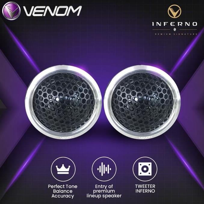PROMO Venom Tweeter Inferno VIN 1 Speaker Tweeter Mobil 1,8inch