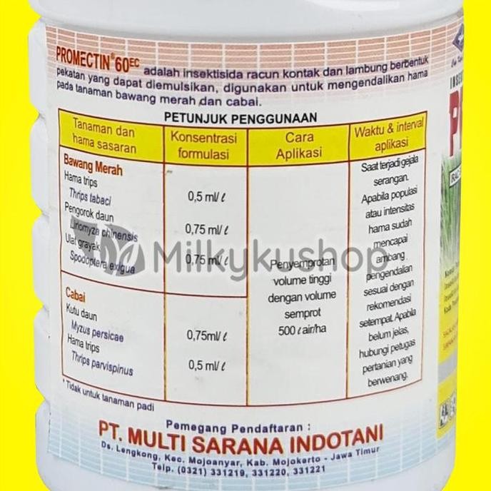 Ready Stock PROMECTIN 60 EC 250 ML INSEKTISIDA ABAMEKTIN
