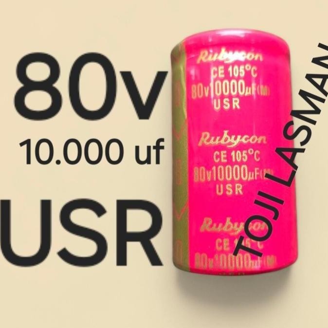 ( 10.000 UF 80V )    80V10000UF (M) 10000 80 V VOLT 10000UF 10.000UF ODR OMR  RUBYCON RUBICON ELKO E