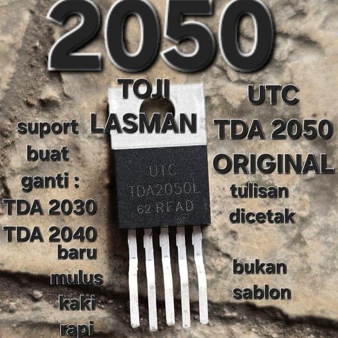TDA UTC 2050 TDA2050L UTC2050L ST 2050L IC SUARA SPEAKER AKTIF AKTIVE