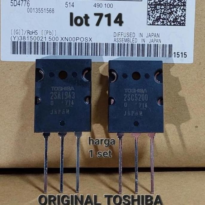 C5200 A1943 2SC C 5200 2SA A 1943 2SC5200 2SA1943 TOSHIBA ORIGINAL 1