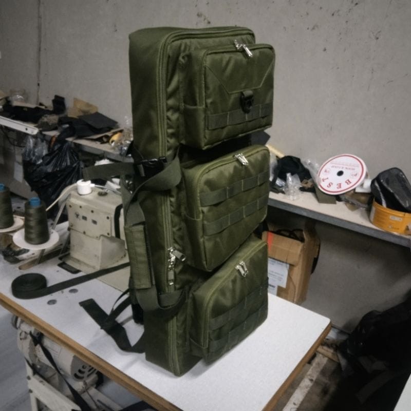 tas senjata laras panjang airsofgan tas senapan angin 2kompartemen