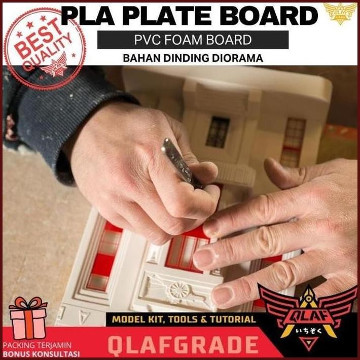

READY STOCK PLA PLATE BOARD PVC FOAM 1MM DIORAMA DINDING MAKET SCALE MODEL TERLARIS