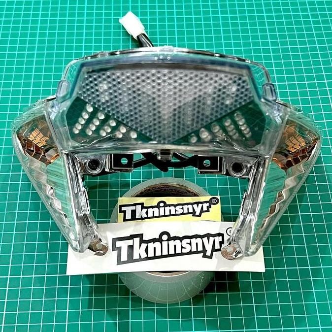 Promo Stoplamp Reflektor Lampu Vario 125/150 Old Led Custom Sein Orange COD