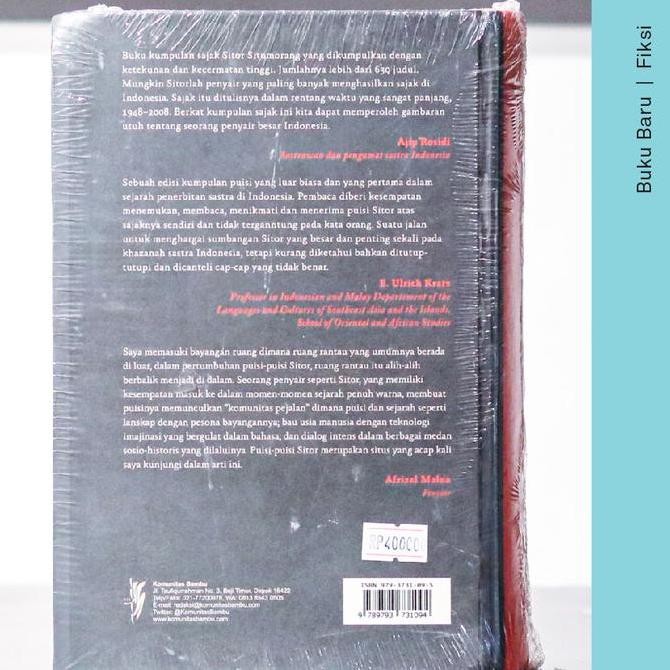 New Buku Sitor Situmorang: Kumpulan Sajak 1948-2008 - Sitor Situmorang (cetakan II)