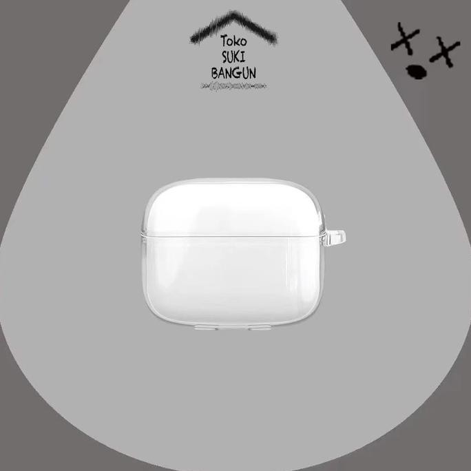 Case Baseus Bowie M2 Silicone CLEAR Transparent TWS Casing Cover Pouch murah