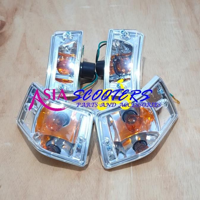 Promo Lampu Sen Sein Vespa New Px Bening Import COD
