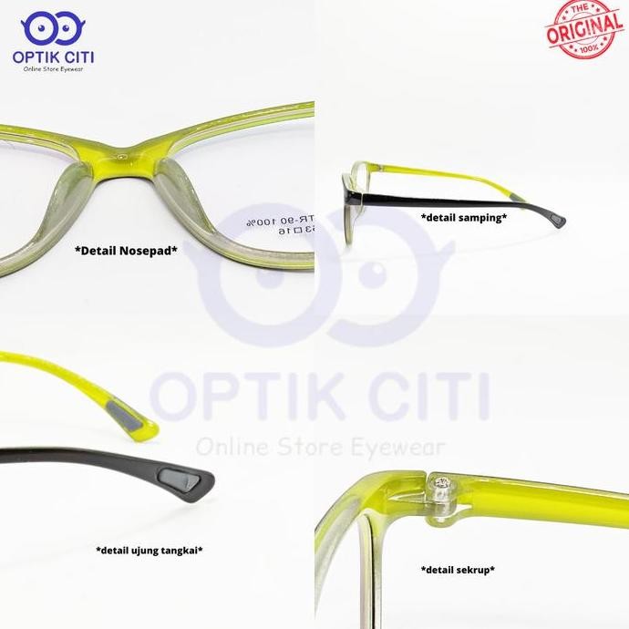 Frame Kacamata  Wanita Cat Eye Swiss Plus 1266 Sangat Lentur Original