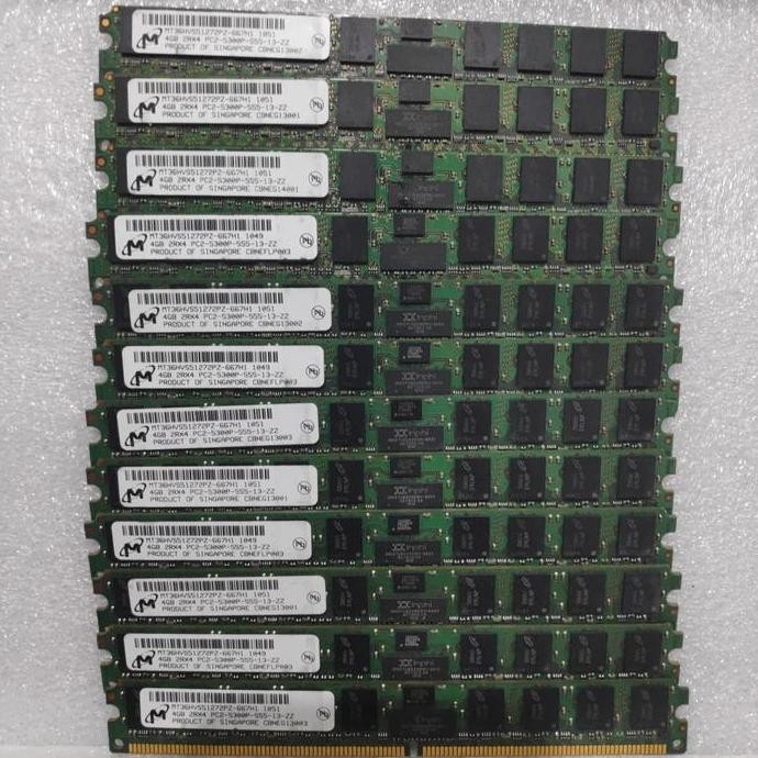 NEW Ram Server 4GB DDR2 PC2-5300P-555 2Rx4
