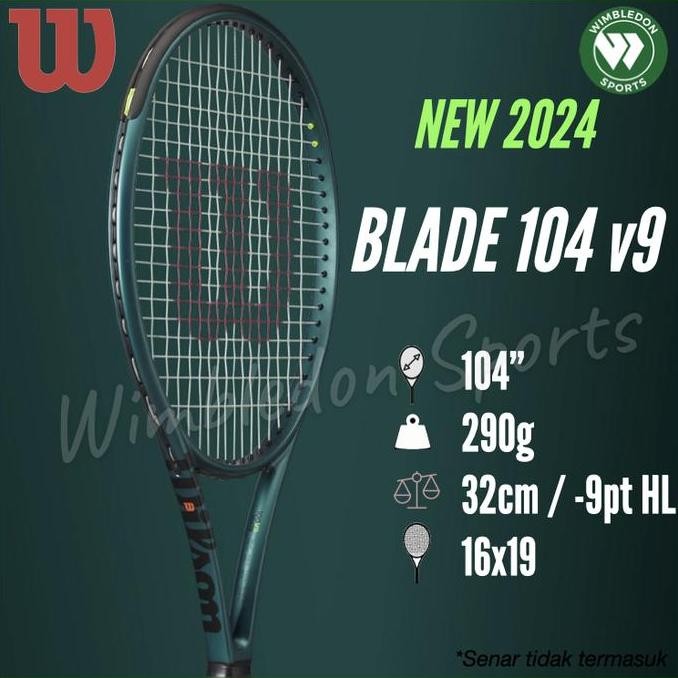 Promo Raket Tenis Wilson Blade 104 v9 / Raket Wilson Blade v9 2024 COD