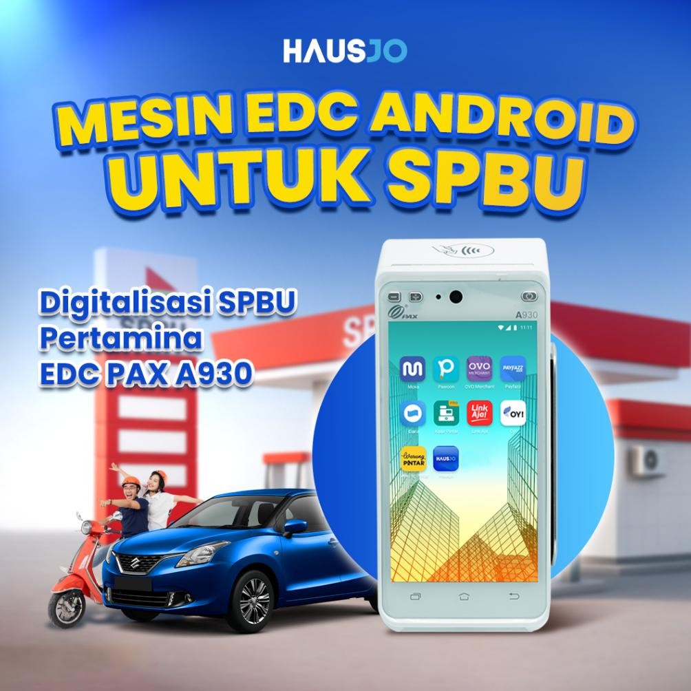Mesin EDC Android PAX A930 Digitalisasi SPBU