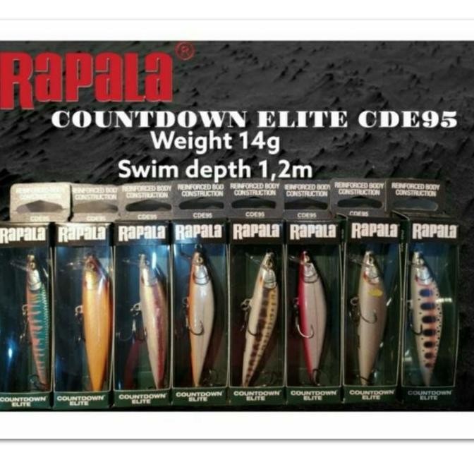 HARGA DISC - LURE / UMPAN RAPALA COUNTDOWN ELITE CDE 9.5